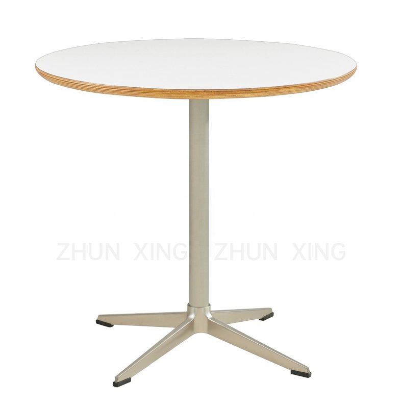 brushed steel dining table base