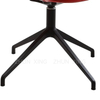 Star Aluminum Chair Legs Hardware Wheelchair Parts Swivel Base