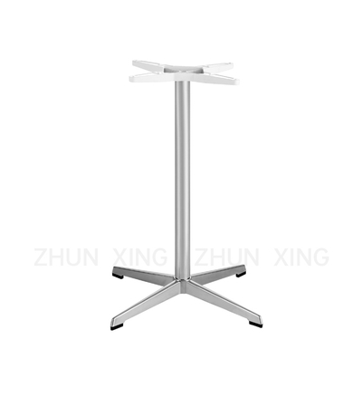 School Table Base Brushed Steel Dining Coffee Table Base Stands