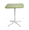 brushed steel table base