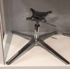 Custom Turned Steel Table Legs Brushed Brass Height Pedestal Dining Table Base