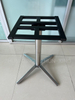 Custom Turned Steel Table Legs Brushed Brass Height Pedestal Dining Table Base