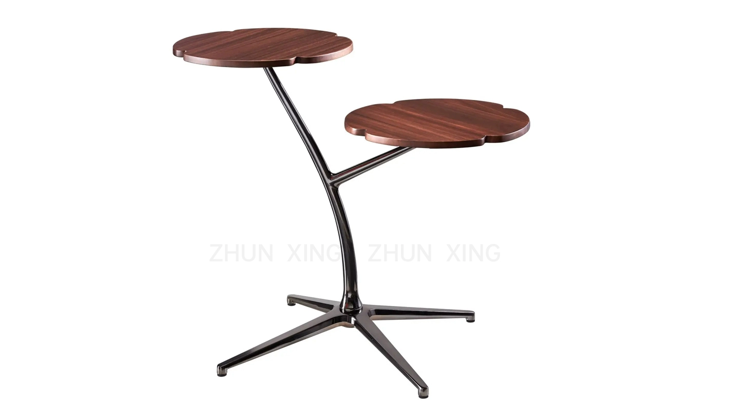 Brushed Silver Table Base